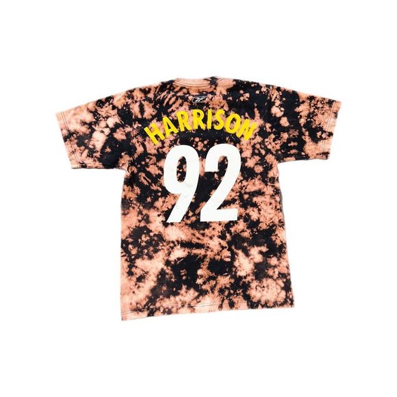 Pittsburgh Steelers James Harrison Bleached Jersey Tee - Picture 2 of 3
